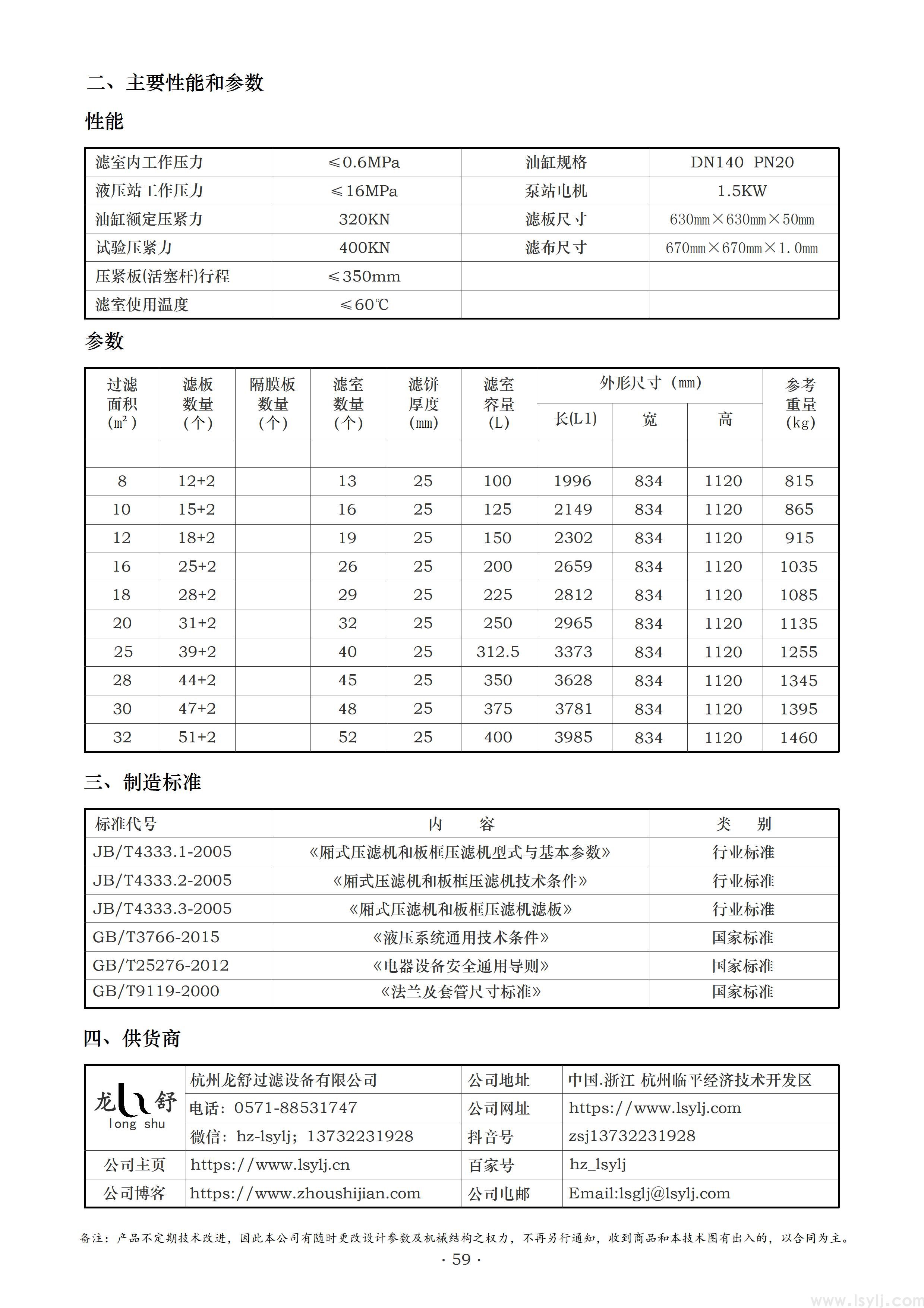 XY630型液压压紧厢式压滤机(图2)