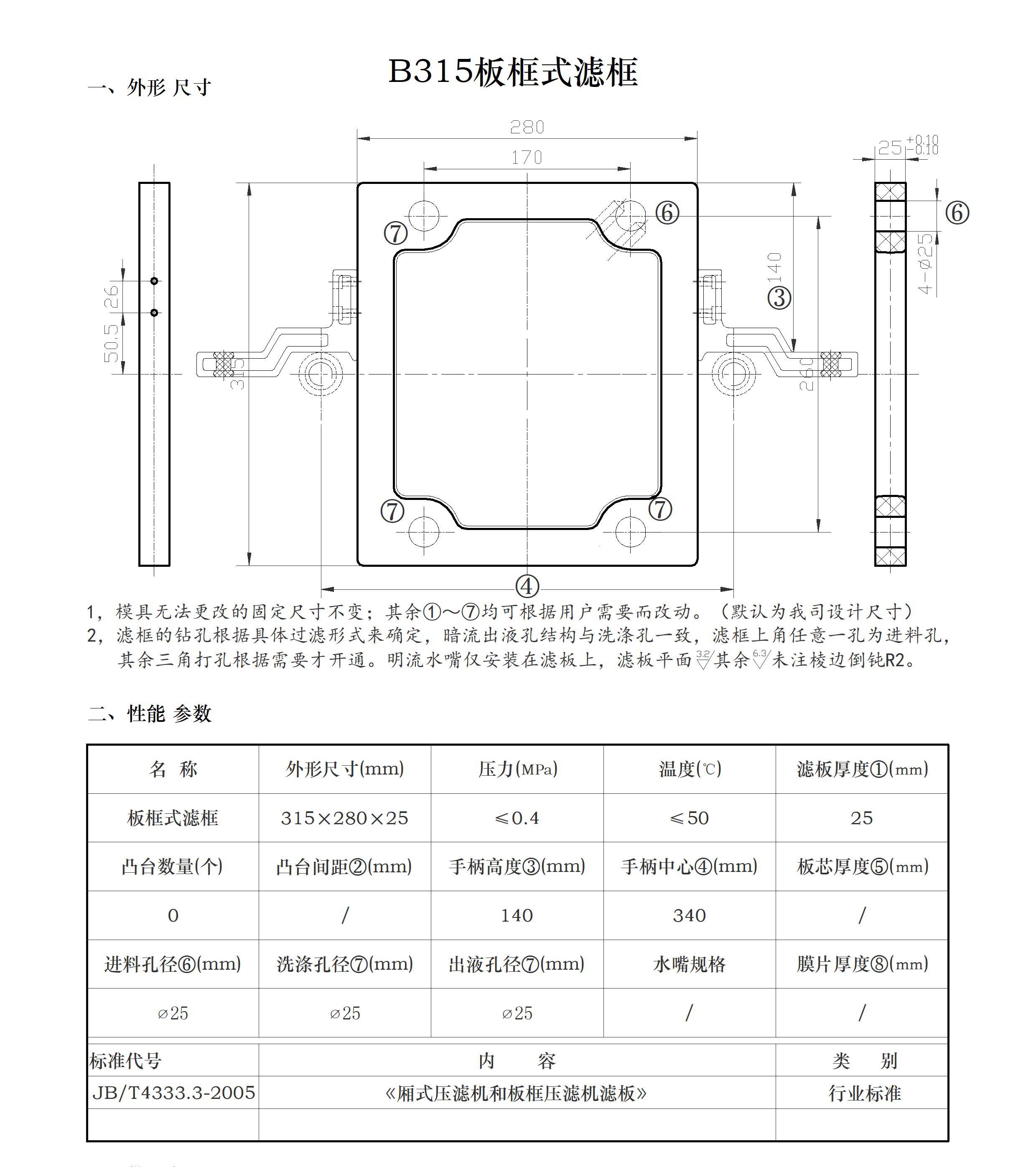 压滤机各种规格的滤板尺寸(图3)