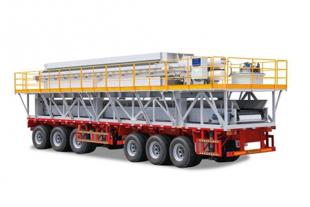 撬装一体化新型移动式车载污泥脱水压滤机